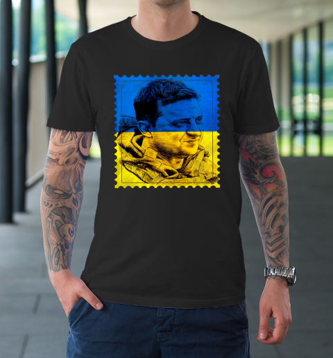 Ukrainian Stamp Shirt Stand With Ukraine Support T-Shirt