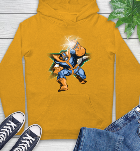 Dallas Stars NHL Hockey Thanos Avengers Infinity War Marvel Hoodie 2