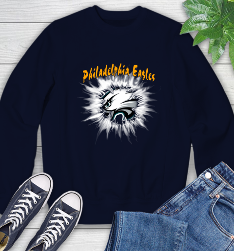 Philadelphia Eagles NFL Football Adoring Fan Rip Sports Sweatshirt 2