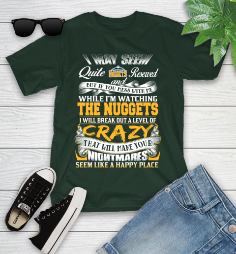 Denver Nuggets NBA Basketball Don't Mess With Me While I'm Watching My Team Youth T-Shirt 5