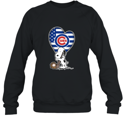 Chicago Cubs Snoopy Baseball Sports Shirts Sweatshirt