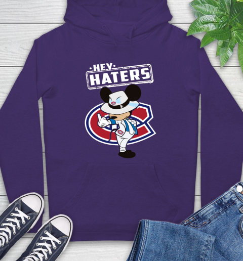 NHL Hey Haters Mickey Hockey Sports Montreal Canadiens Hoodie 5