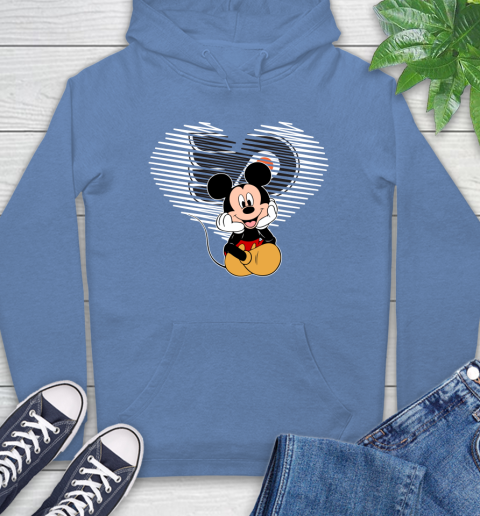 NHL Philadelphia Flyers The Heart Mickey Mouse Disney Hockey Hoodie 11
