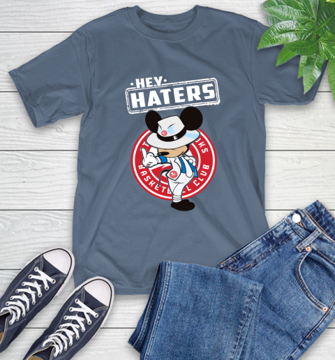 NBA Hey Haters Mickey Basketball Sports Atlanta Hawks T-Shirt 8
