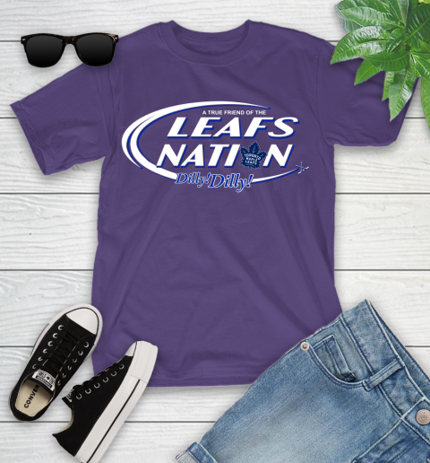 NHL A True Friend Of The Toronto Maple Leafs Dilly Dilly Hockey Sports Youth T-Shirt 3
