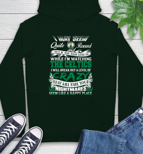 Boston Celtics NBA Basketball Don't Mess With Me While I'm Watching My Team Hoodie 12