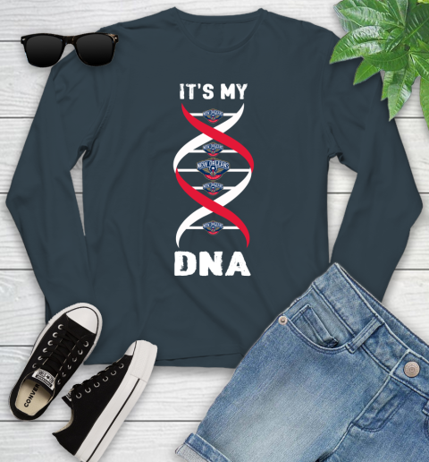 New Orleans Pelicans NBA Basketball It's My DNA Sports Youth Long Sleeve 9