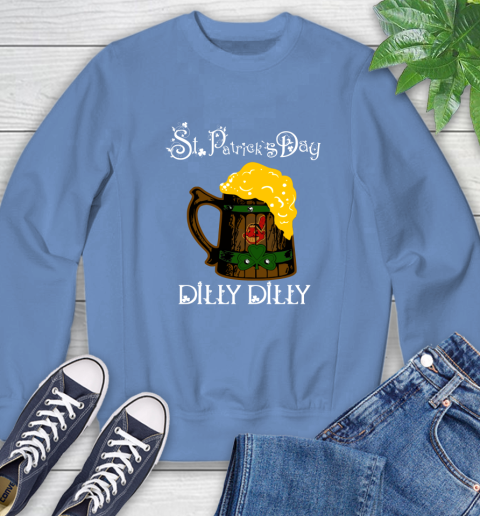 MLB Cleveland Indians St Patrick's Day Dilly Dilly Beer Baseball Sports Sweatshirt 11