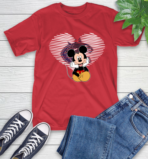 NHL Vancouver Canucks The Heart Mickey Mouse Disney Hockey T-Shirt 11