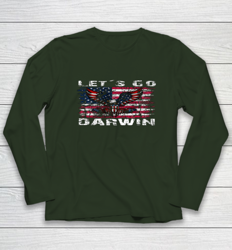 Let's go Darwin America Flag Eagle Long Sleeve T-Shirt 3