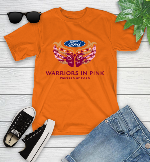 Ford cares warriors in pink Youth T-Shirt 4