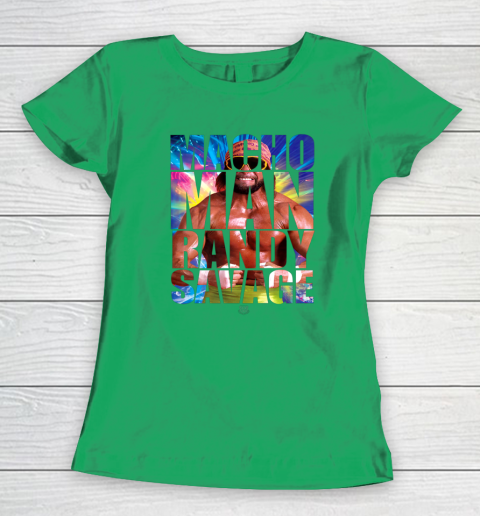 Randy Macho Man Savage WWE Disco Splash Women's T-Shirt 4