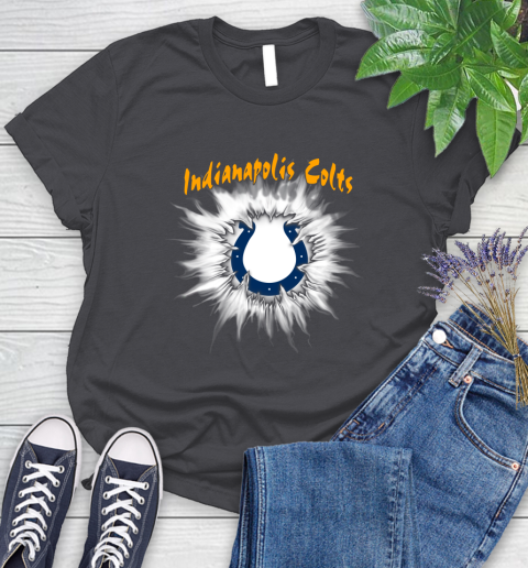 Indianapolis Colts NFL Football Adoring Fan Rip Sports Women's T-Shirt 8