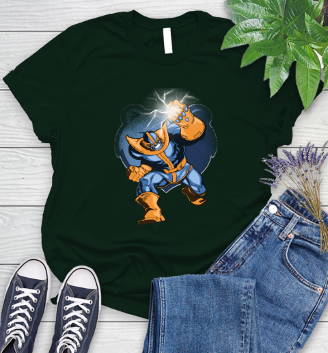 Memphis Grizzlies NBA Basketball Thanos Avengers Infinity War Marvel Women's T-Shirt 6