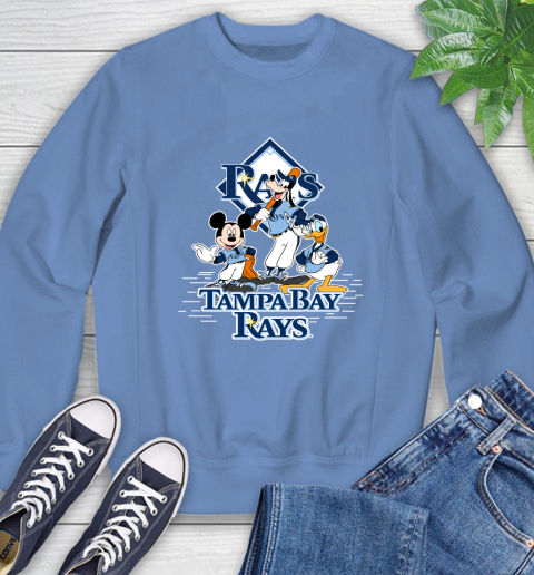MLB Tampa Bay Rays Mickey Mouse Donald Duck Goofy Baseball T Shirt Sweatshirt 11