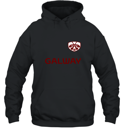 Ireland  County Galway Football and Hurling T Shirt Hooded