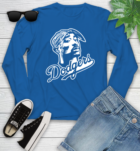 Tupac Dodgers Youth Long Sleeve 10