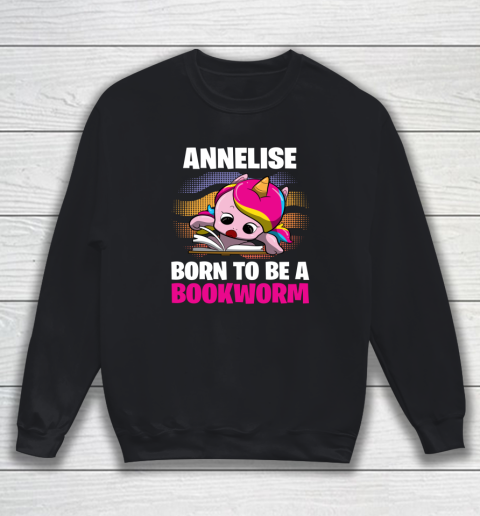 Annelise Born To Be A Bookworm Unicorn Sweatshirt