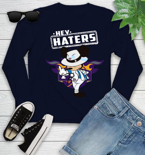 NBA Hey Haters Mickey Basketball Sports Phoenix Suns Youth Long Sleeve 2