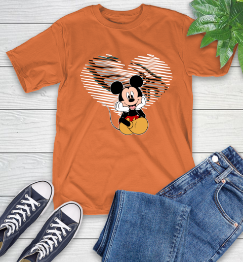 NFL Philadelphia Eagles The Heart Mickey Mouse Disney Football T Shirt_000 T-Shirt 4