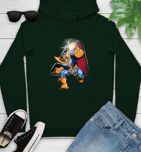 Arizona Diamondbacks MLB Baseball Thanos Avengers Infinity War Marvel Youth Hoodie 14