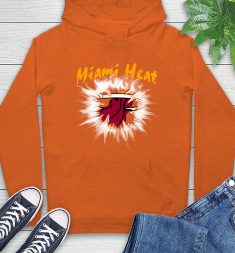 Miami Heat NBA Basketball Rip Sports Hoodie 4
