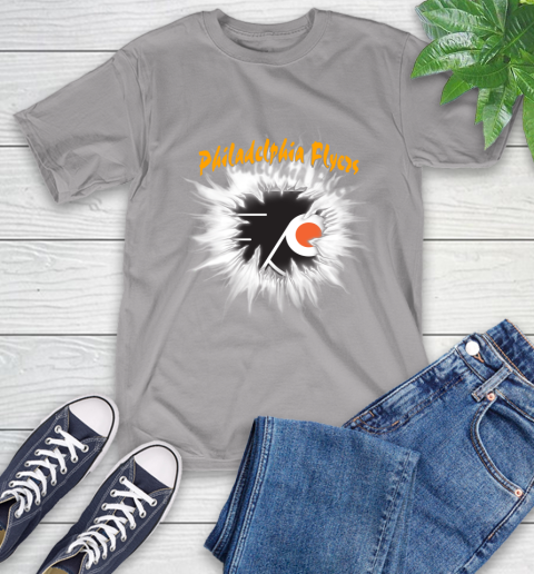 Philadelphia Flyers NHL Hockey Adoring Fan Rip Sports T-Shirt 6