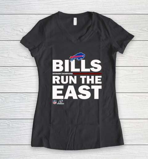 Bills Run The East Shirt Women's V-Neck T-Shirt 11