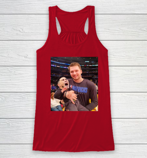 Luka Doncic Shirt Luka Doncic Holding Kevin Kno Baby Racerback Tank 3