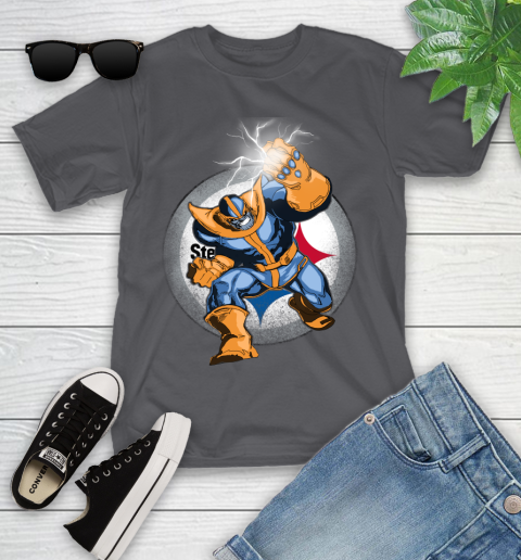 Pittsburgh Steelers NFL Football Thanos Avengers Infinity War Marvel Youth T-Shirt 6