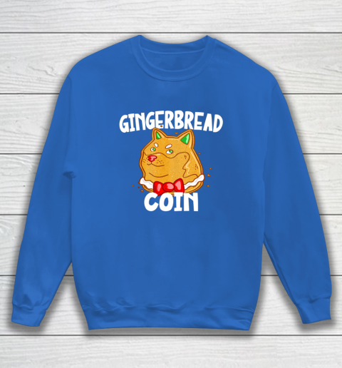 Xmas Dogecoin Crypto Christmas Gingerbread Coin Shiba Inu Sweatshirt 5