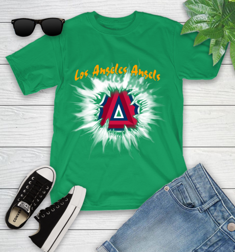 Los Angeles Angels MLB Baseball Adoring Fan Rip Sports Youth T-Shirt 8