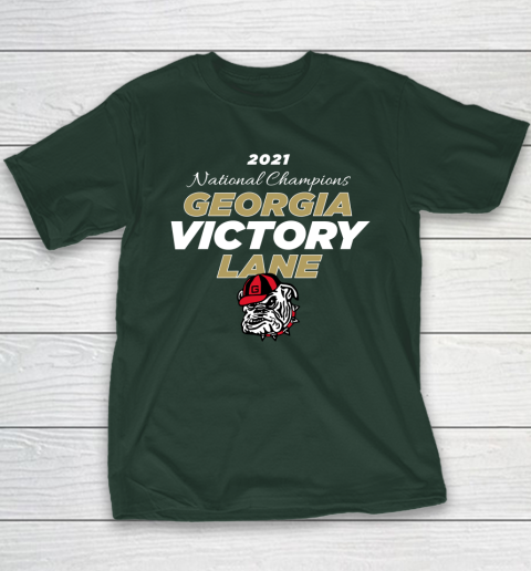 Uga National Championship Georgia Bulldogs Victory Lane 2022 Youth T-Shirt 11
