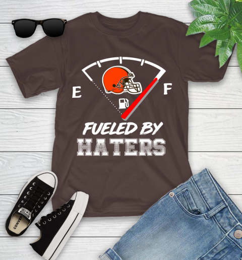 Cleveland Browns NFL Football Fueled By Haters Sports Youth T-Shirt 7