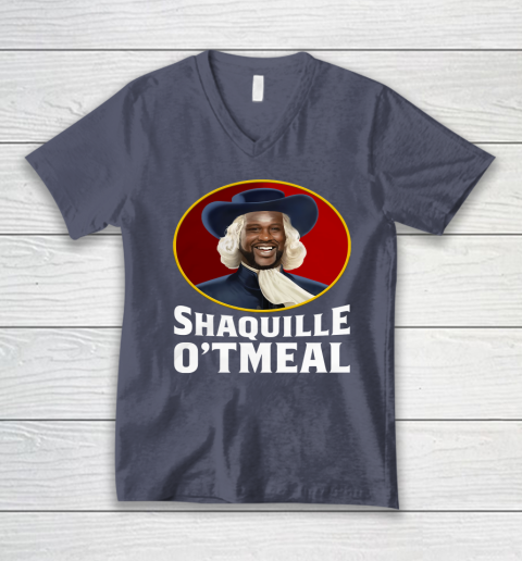 Shaquille Oatmeal V-Neck T-Shirt 6