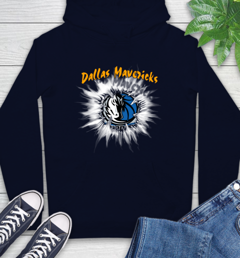 Dallas Mavericks NBA Basketball Rip Sports Hoodie 3