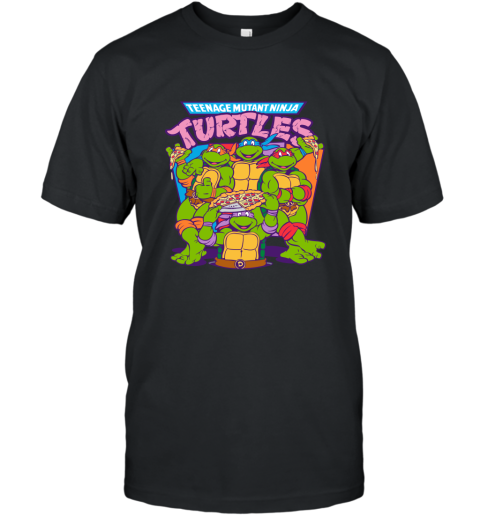 Teenage Mutant Ninja Turtles Pizza _ Smiles T Shirt AZ T-Shirt