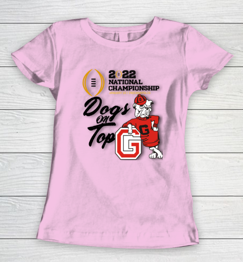 UGA National Championship  Georgia  UGA  Dogs On Top Women's T-Shirt 12