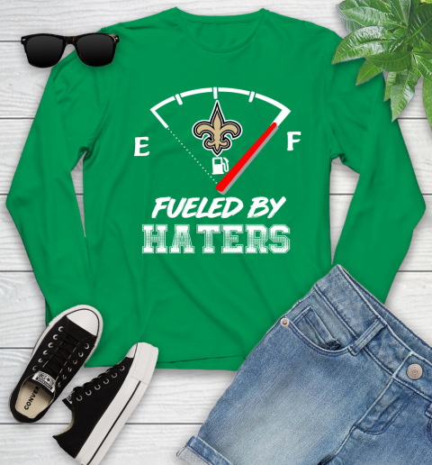 New Orleans Saints NFL Football Fueled By Haters Sports Youth Long Sleeve 7