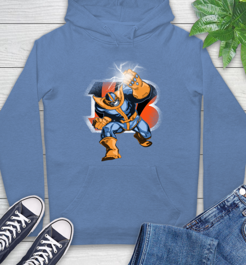 Cincinnati Bengals NFL Football Thanos Avengers Infinity War Marvel Hoodie 11