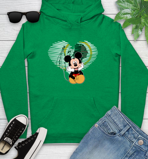 NFL Washington Redskins The Heart Mickey Mouse Disney Football T Shirt_000 Youth Hoodie 9