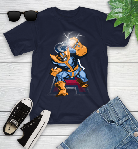 Los Angeles Angels MLB Baseball Thanos Avengers Infinity War Marvel Youth T-Shirt 2