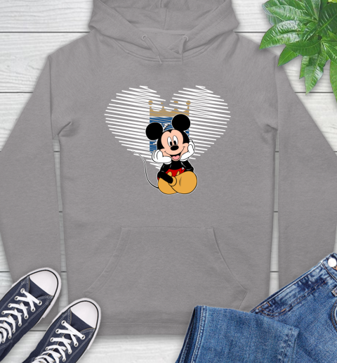 MLB Kansas City Royals The Heart Mickey Mouse Disney Baseball T Shirt_000 Hoodie 6