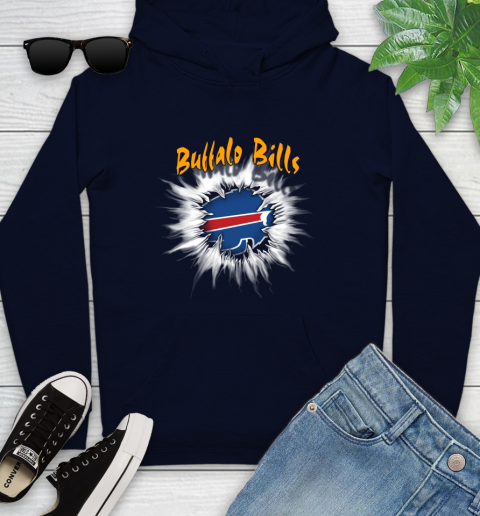 Buffalo Bills NFL Football Adoring Fan Rip Sports Youth Hoodie 3