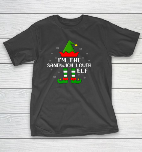 Matching Family Funny I'm The Sandwich Lover Elf Christmas T-Shirt