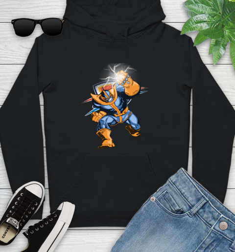 Oklahoma City Thunder NBA Basketball Thanos Avengers Infinity War Marvel Youth Hoodie