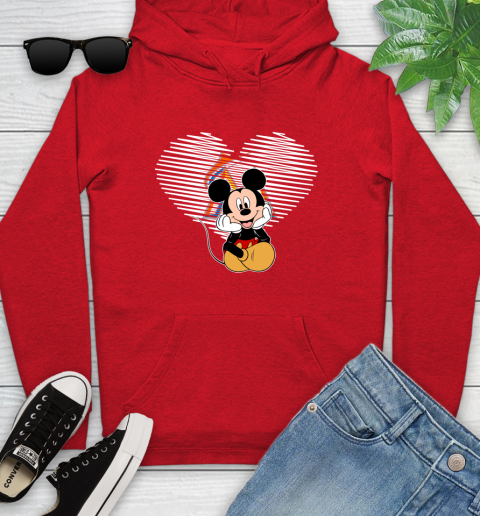 MLB Miami Marlins The Heart Mickey Mouse Disney Baseball T Shirt_000 Youth Hoodie 12