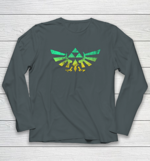 Triforce Shirt Legend of Zelda Long Sleeve T-Shirt 3