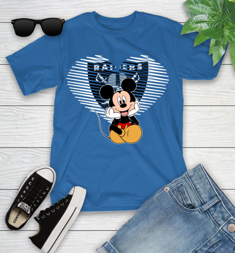 NFL Oakland Raiders The Heart Mickey Mouse Disney Football T Shirt_000 Youth T-Shirt 12