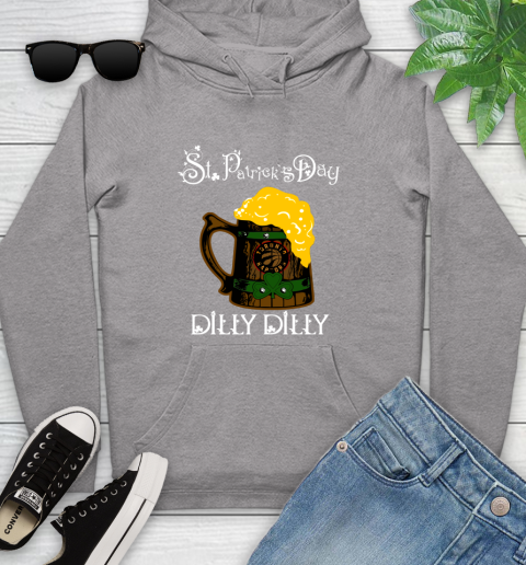 NBA Toronto Raptors St Patrick's Day Dilly Dilly Beer Basketball Sports Youth Hoodie 6